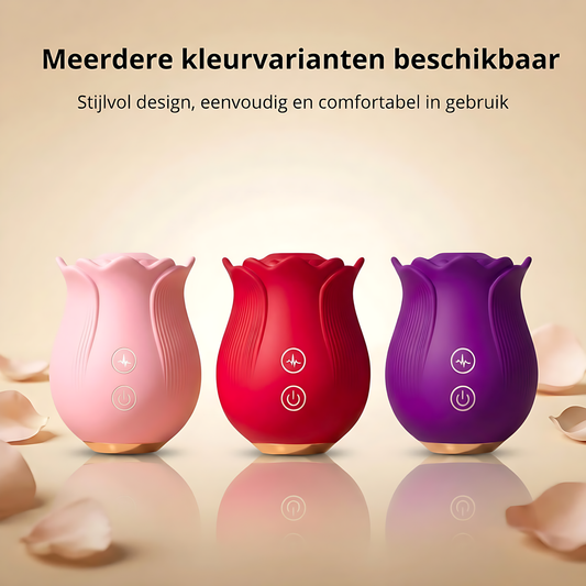 SF Toys Roos Vibrator – 12 Zuigstanden Verkrijgbaar in 3 Kleuren
