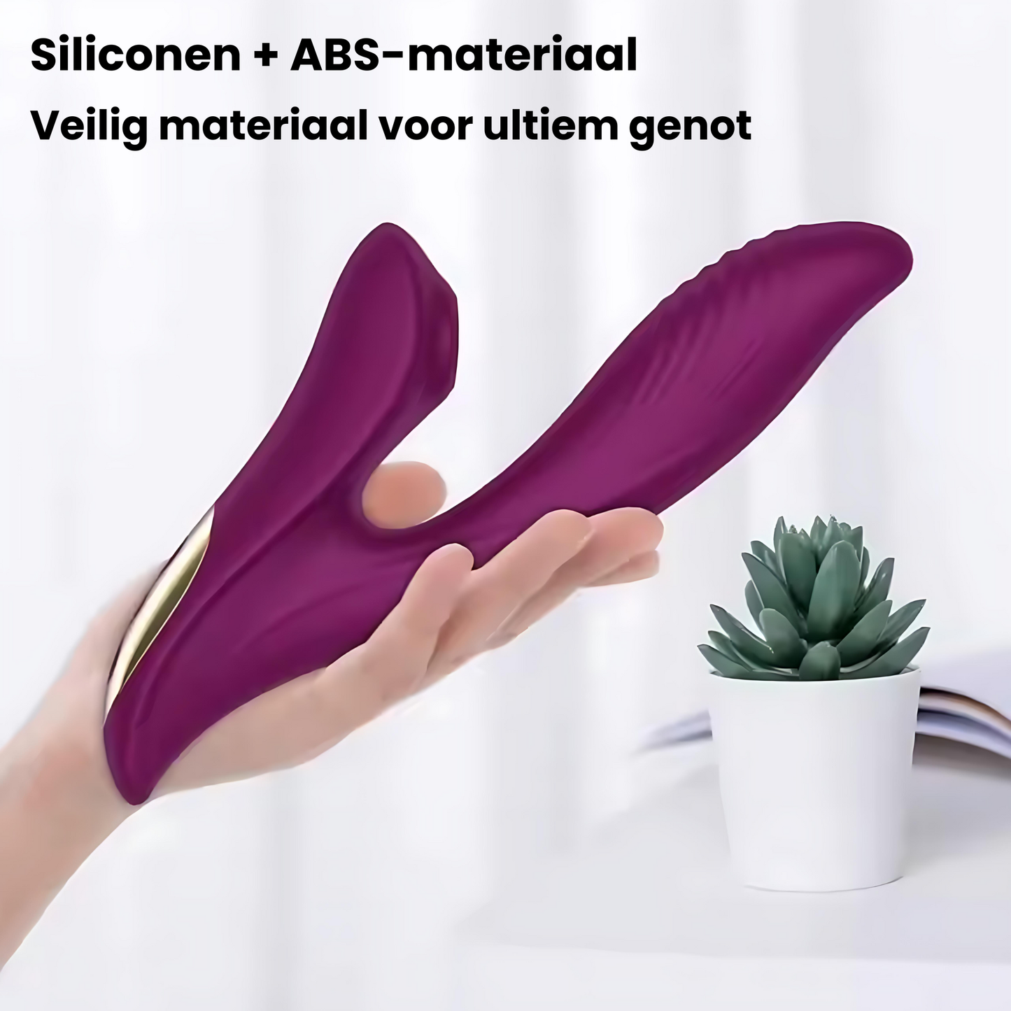 Dubbele Vibrator met Zuigfunctie (Meerdere kleuren)