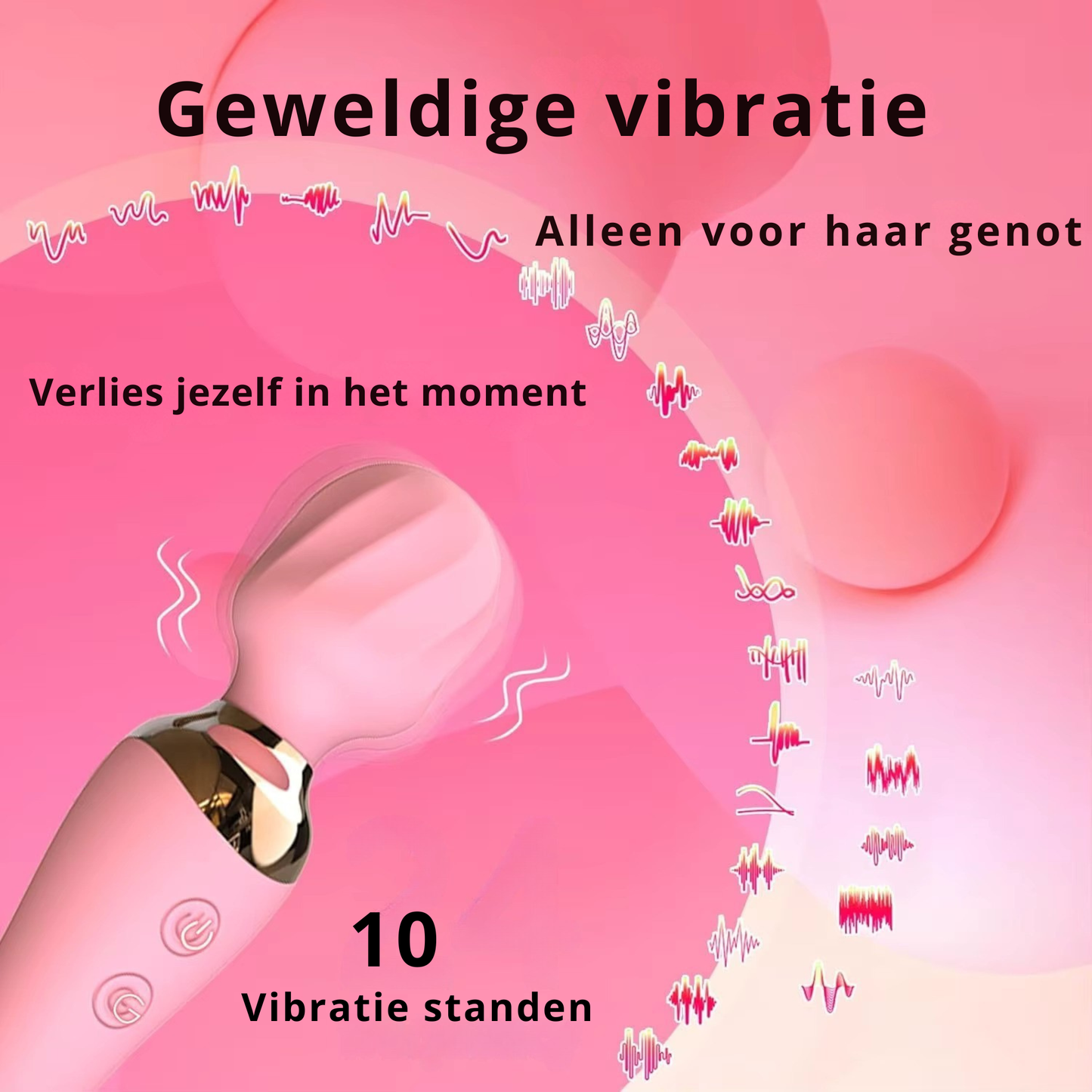 Siliconen Staaf-Vibrator – 10 Vibratiestanden (Meerdere kleuren)