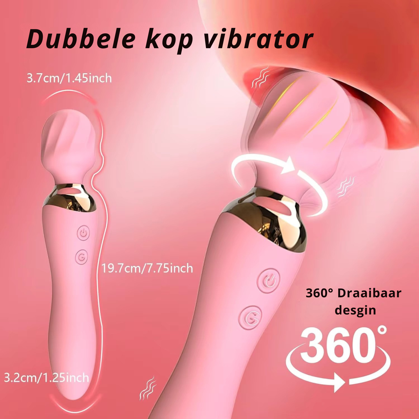 Siliconen Staaf-Vibrator – 10 Vibratiestanden (Meerdere kleuren)