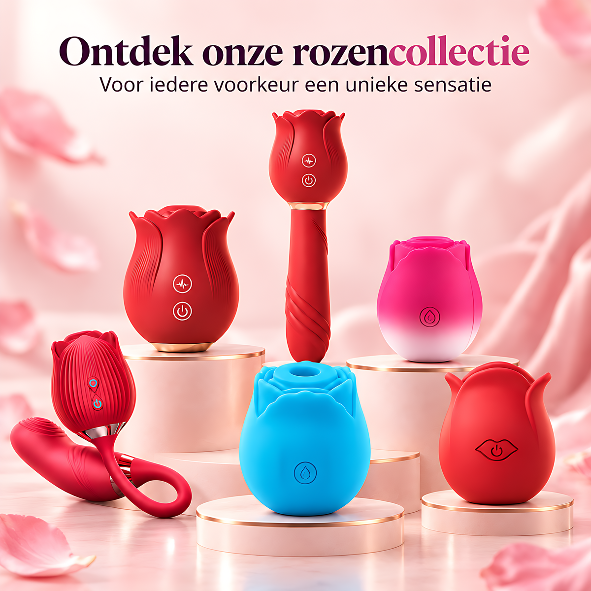 Ontdek de rozen vibrators van SF Toys