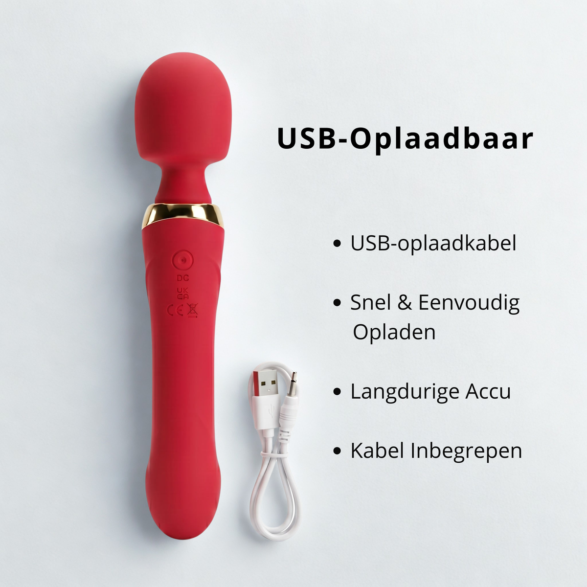 SF Toys Luxe Wandvibrator  – Dubbele Motor met 20 Vibratiecombinaties - Verkrijgbaar in 3 Kleuren