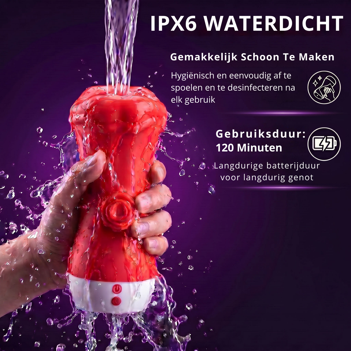 SF Toys Deep Throat Masturbator – 9 Tongbewegingen & 9 Vibratiestanden