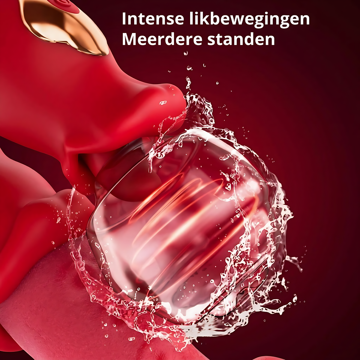 SF Toys VelvetLick – 3-in-1 Tong Vibrator met 20 Standen