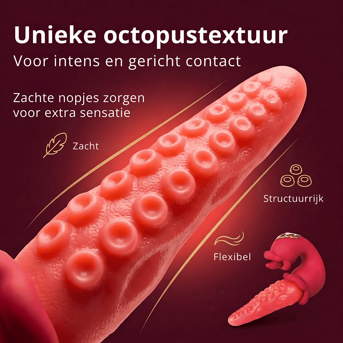 SF Toys OctoLick 3-in-1 Tong Vibrator