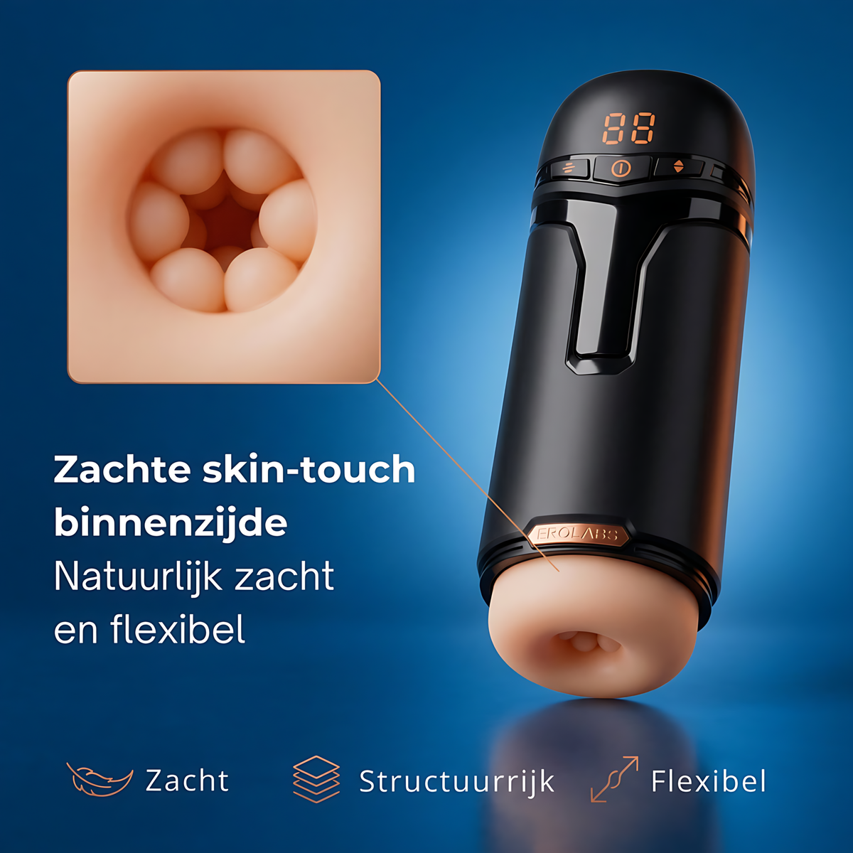 SF Toys – EROLABS SyncWave Pro – Appgestuurde Automatische Masturbator