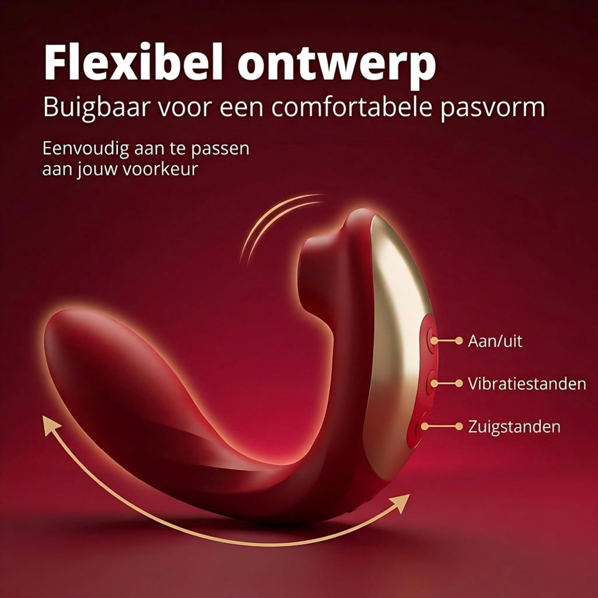 SF Toys SensaCurve Duo 2-in-1 Luchtdruk en Vibratiestimulator