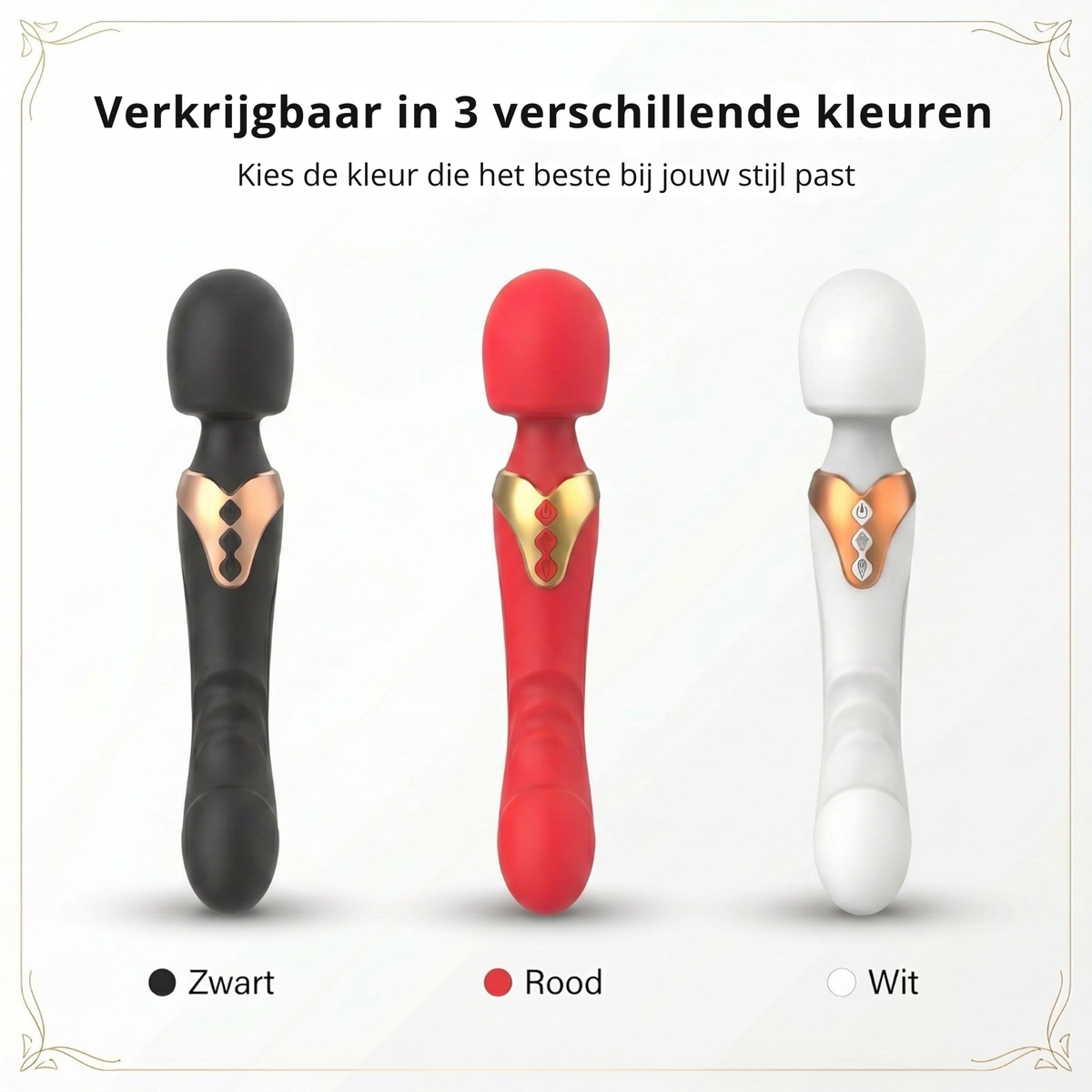 SF Toys Luxe Wandvibrator  – Dubbele Motor met 20 Vibratiecombinaties - Verkrijgbaar in 3 Kleuren