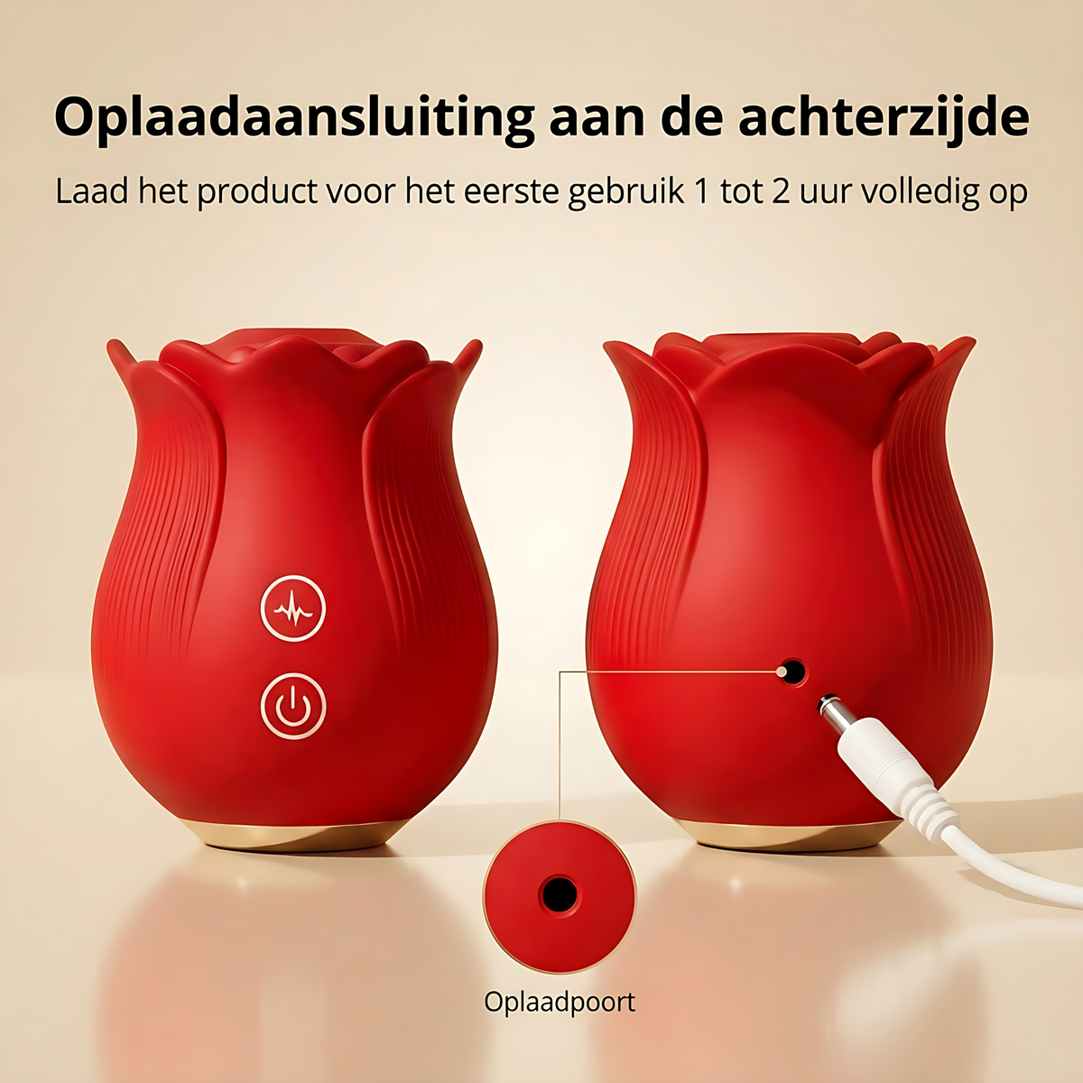 SF Toys Roos Vibrator – 12 Zuigstanden Verkrijgbaar in 3 Kleuren