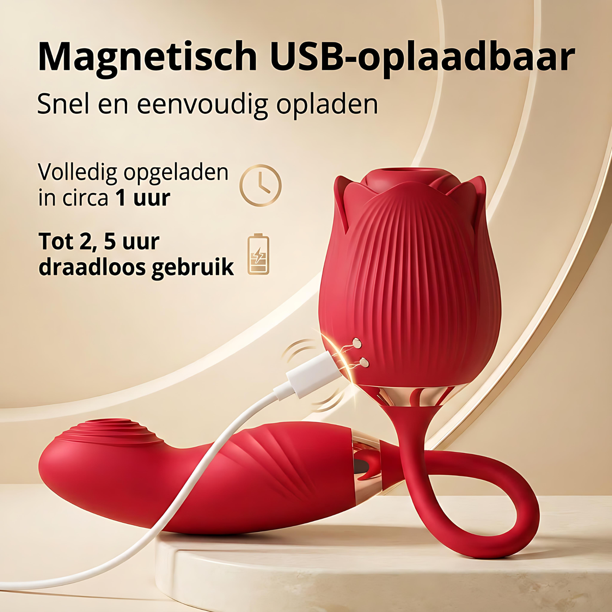 SF Toys RoseMotion Duo – Roos Zuigstimulator - 4 kleuren varianten beschikbaar