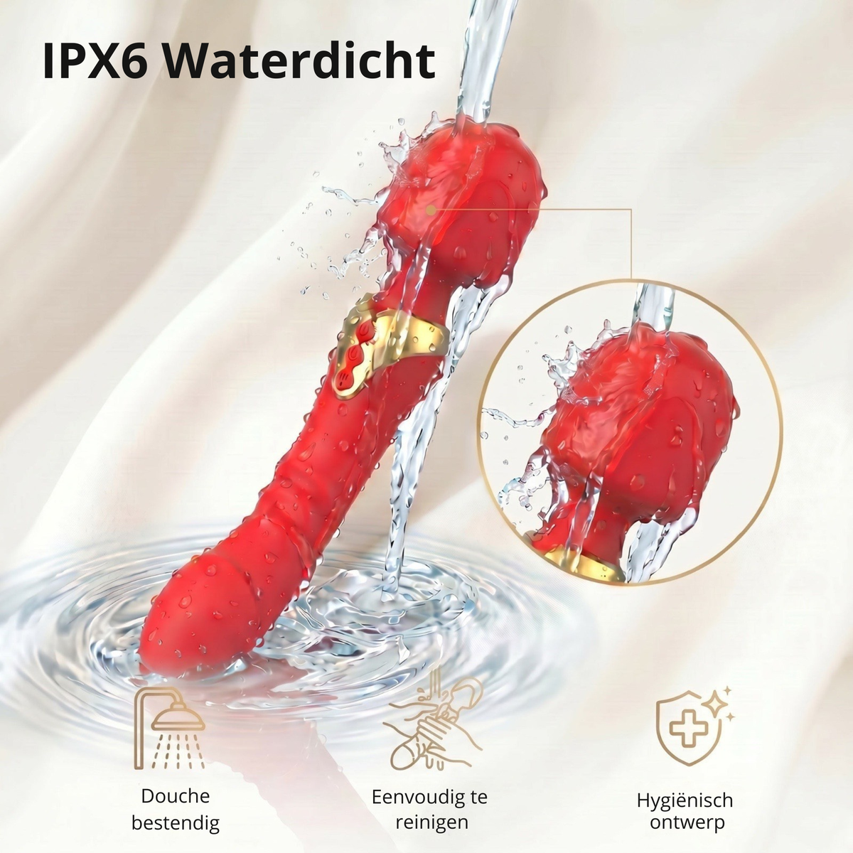SF Toys Luxe Wandvibrator  – Dubbele Motor met 20 Vibratiecombinaties - Verkrijgbaar in 3 Kleuren