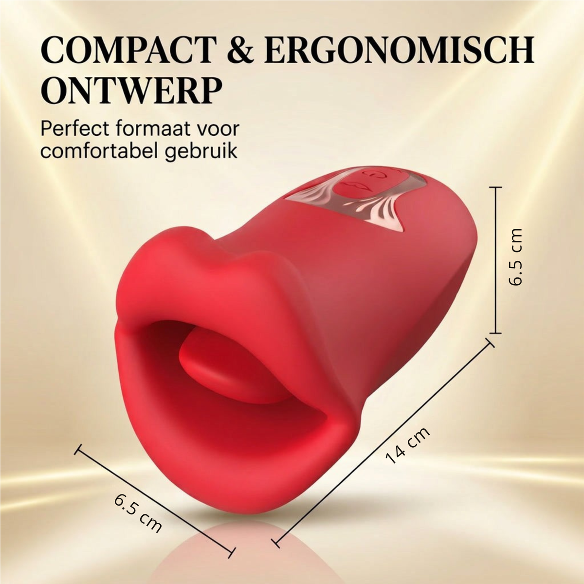 SF Toys 2-in-1 Tongvibrator – Realistische Kusbewegingen & 10 Vibratiestanden