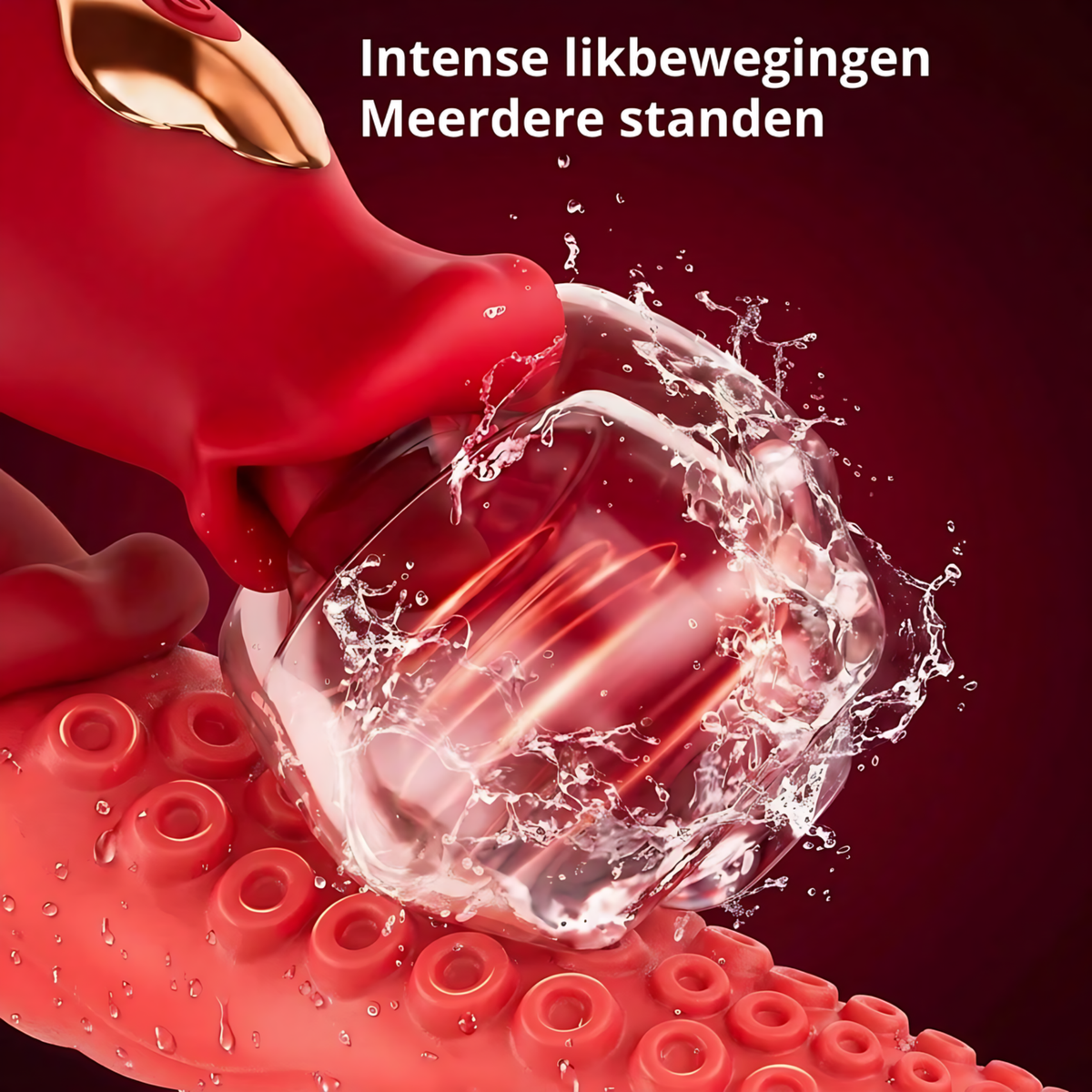 SF Toys OctoLick 3-in-1 Tong Vibrator