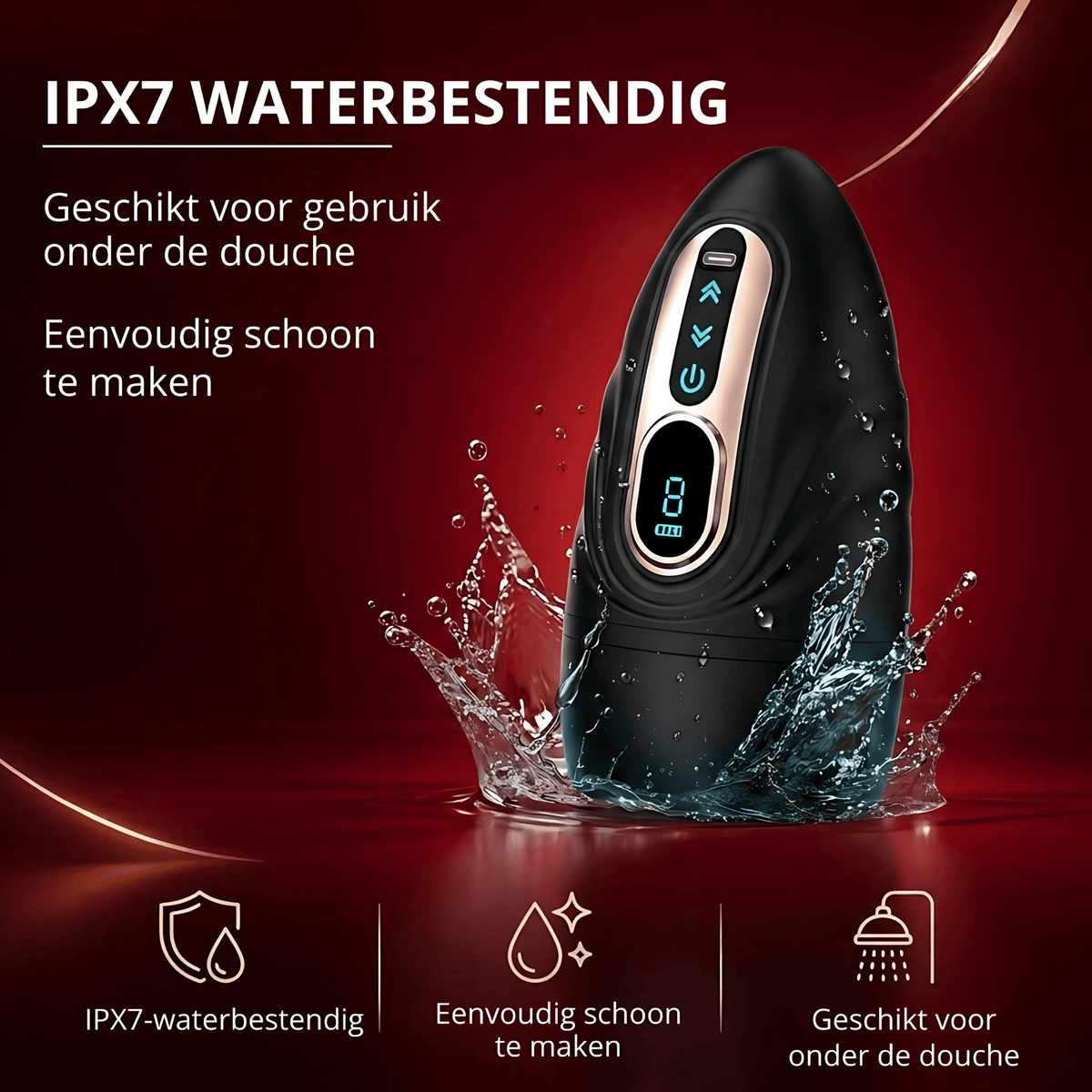 SF Toys Oraluxe Pro – Verwarmbare Masturbator met 9 Vibratiestanden