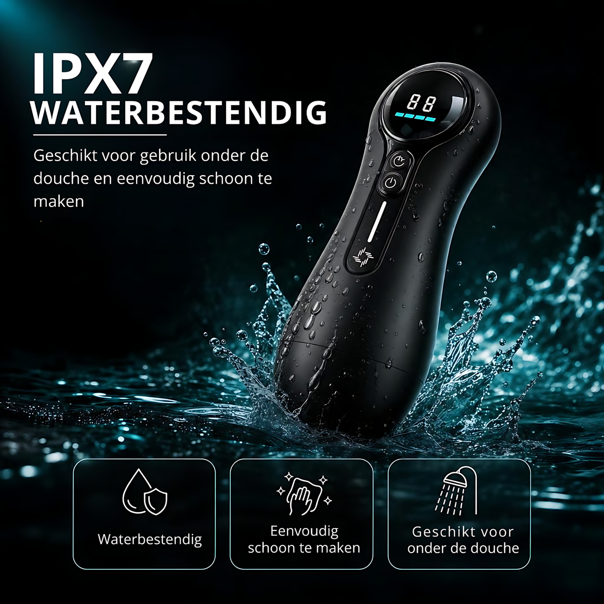 SF Toys Vortex Pro Masturbator – 9 vibratiestanden & 4 zuigstanden