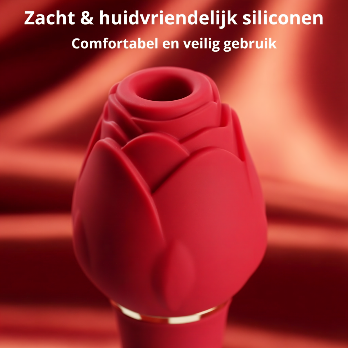 SF Toys Luxe Roos Vibrator – 5 Zuigstanden & 10 Vibratiestanden voor G-Spot en Clitorale Stimulatie