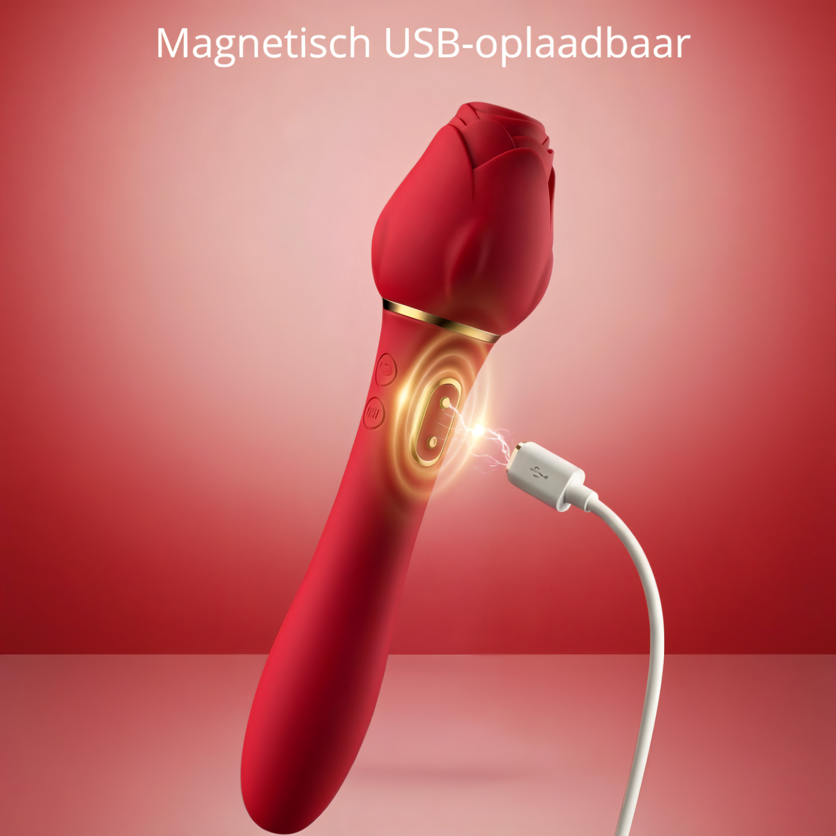 SF Toys Luxe Roos Vibrator – 5 Zuigstanden & 10 Vibratiestanden voor G-Spot en Clitorale Stimulatie