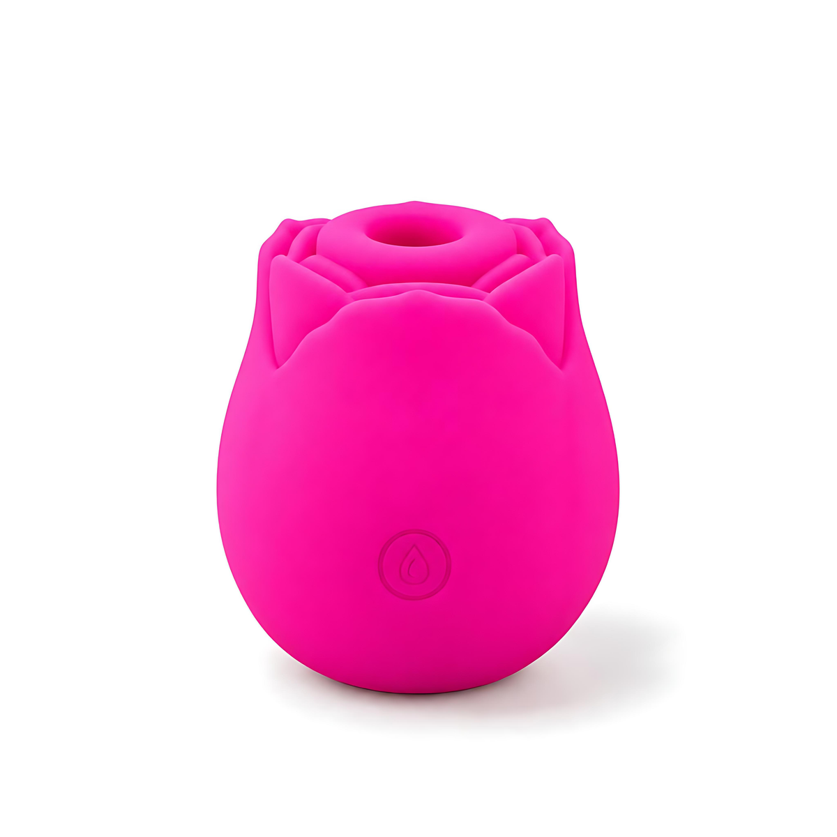 Dark Rose Glow – Lichtgevende Zuigstimulator met 10 zuigstanden - Verkrijgbaar in 7 kleuren