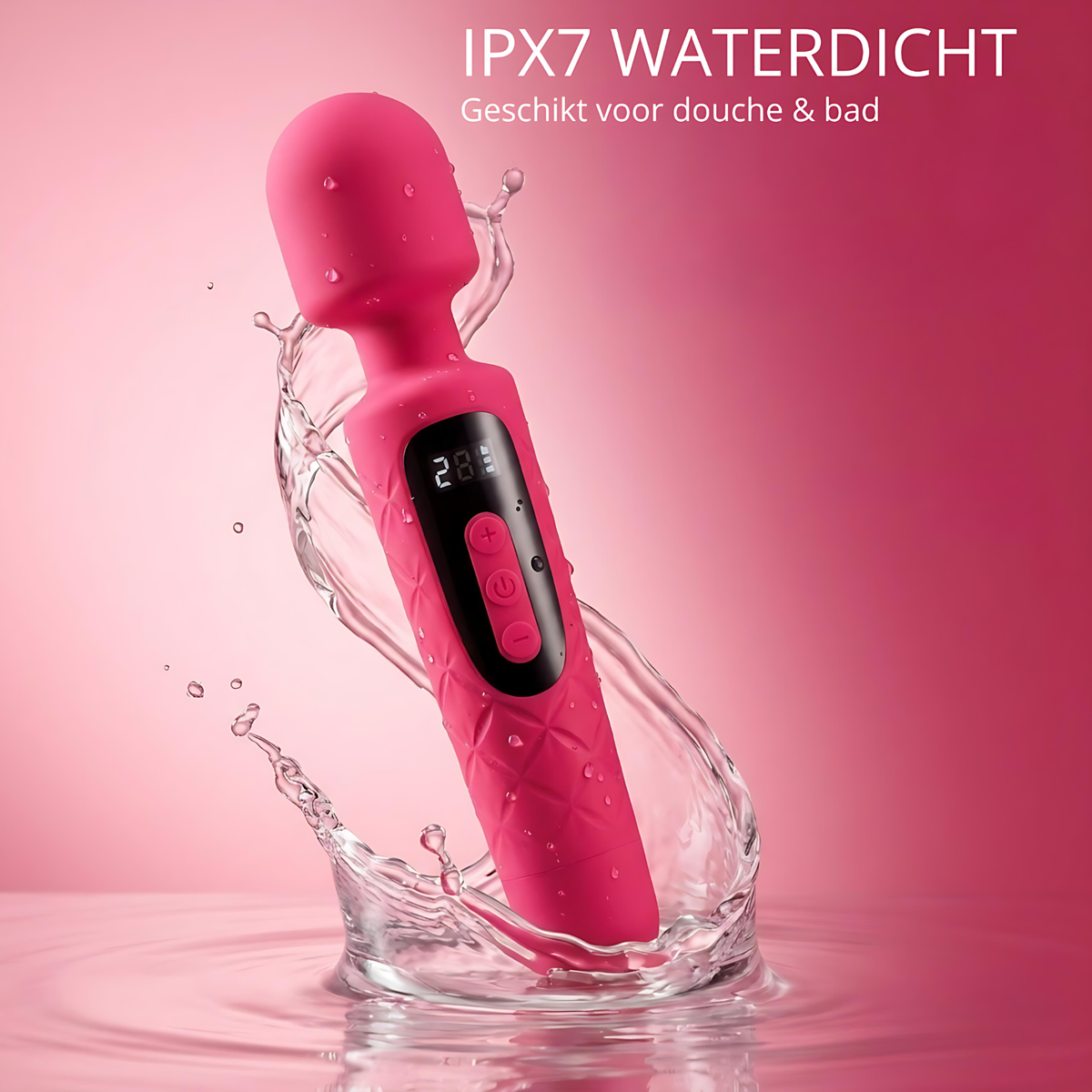 SF Toys Luxe Wand Vibrator – 30 Vibratiestanden met Digitaal Display - Beschikbaar in 2 kleuren