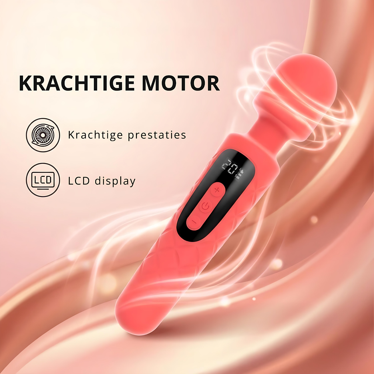 SF Toys Luxe Wand Vibrator – 30 Vibratiestanden met Digitaal Display - Beschikbaar in 2 kleuren