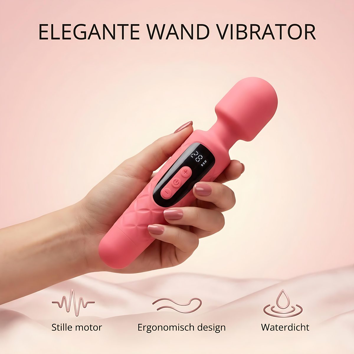 SF Toys Luxe Wand Vibrator – 30 Vibratiestanden met Digitaal Display - Beschikbaar in 2 kleuren