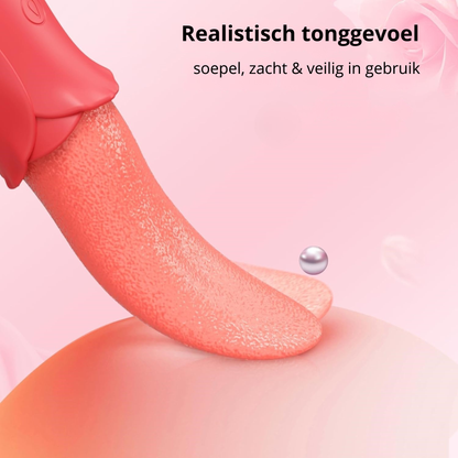 Tong Vibrator Rood – 10 Vibratiestanden – Clitoris, G-spot en Tepel Stimulator